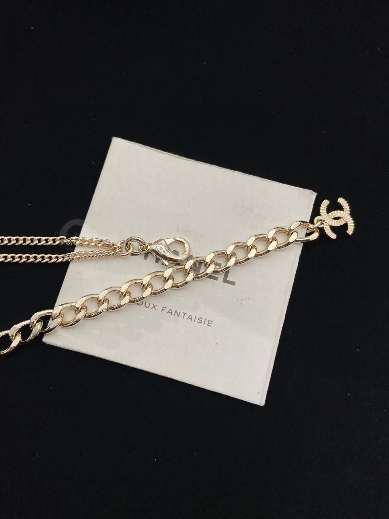 CHANE1 ダイス 白黒 ネックレス【50％割引+送料無】