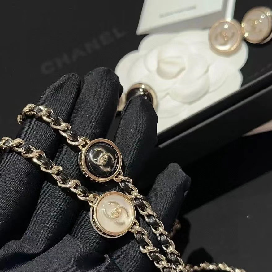 CHANE1 ラウンドピアス＋ネックレス 2点セット【50％割引+送料無】