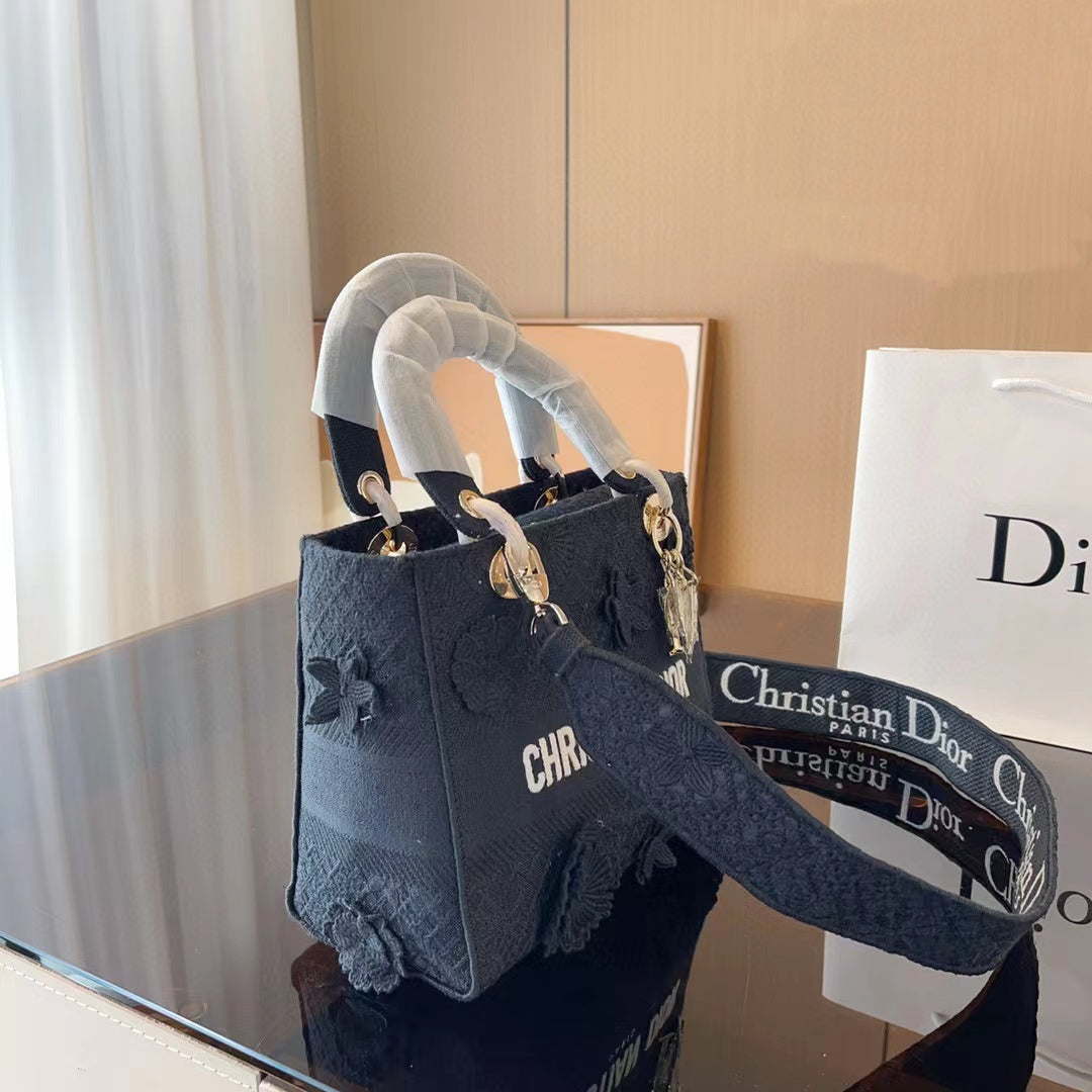 D1OR Lady D-lite 高品質レースハンドルショルダーメッセンジャーバッグ【50％割引+送料無料】