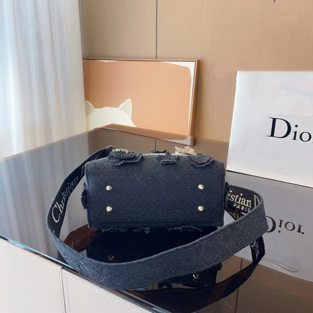 D1OR Lady D-lite 高品質レースハンドルショルダーメッセンジャーバッグ【50％割引+送料無料】