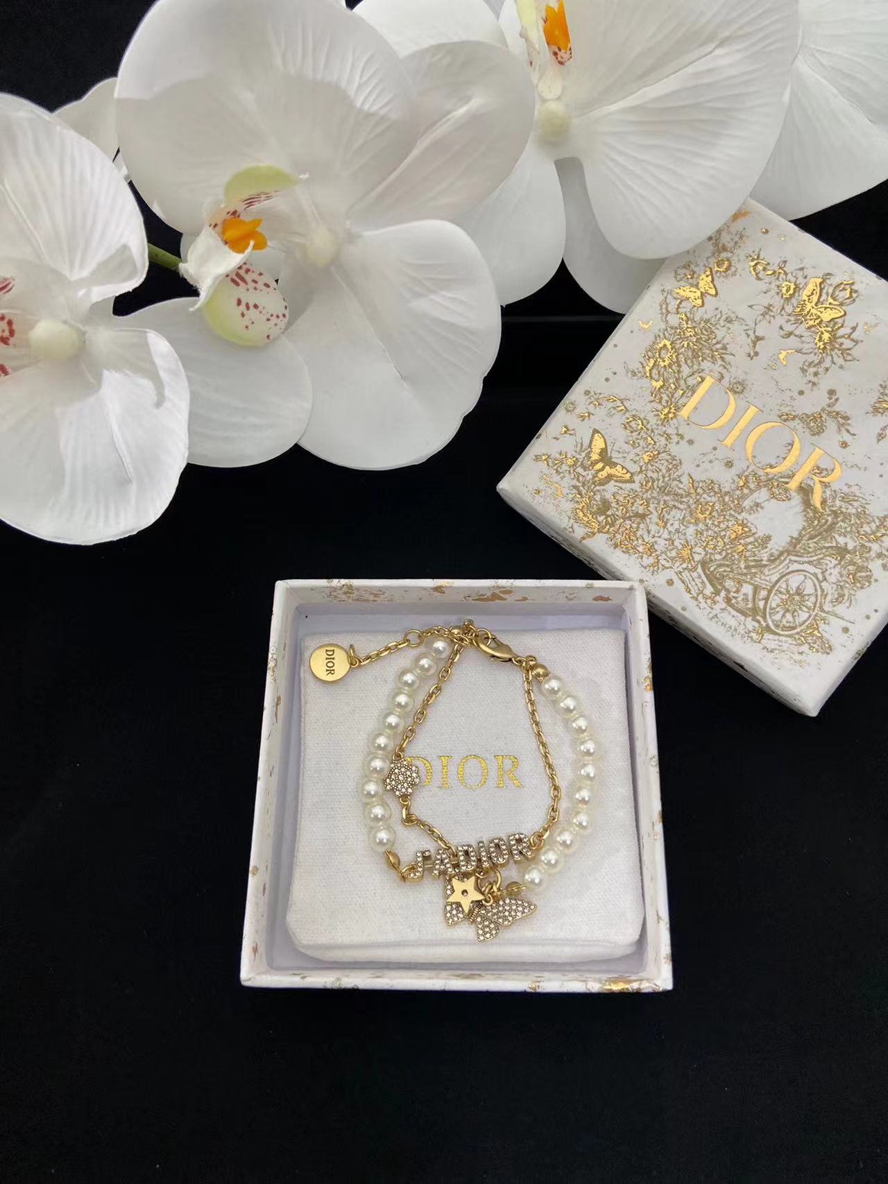 D1OR ダブルパールビー ピアス/ブレスレット/ネックレス【50％割引+送料無料】