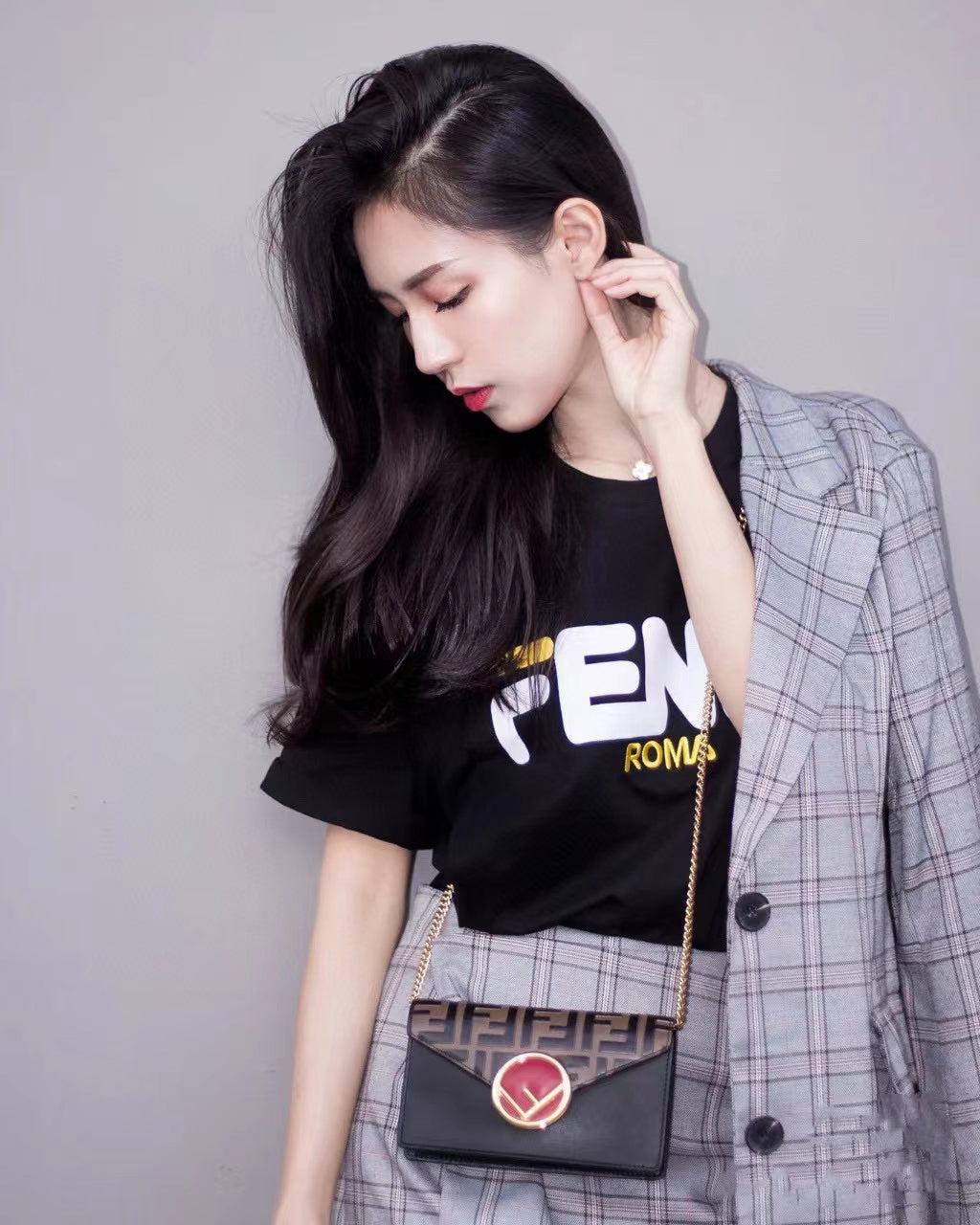 FEND1 チェストバッグ ファニーパック18*11cm【 50％割引+送料無料】