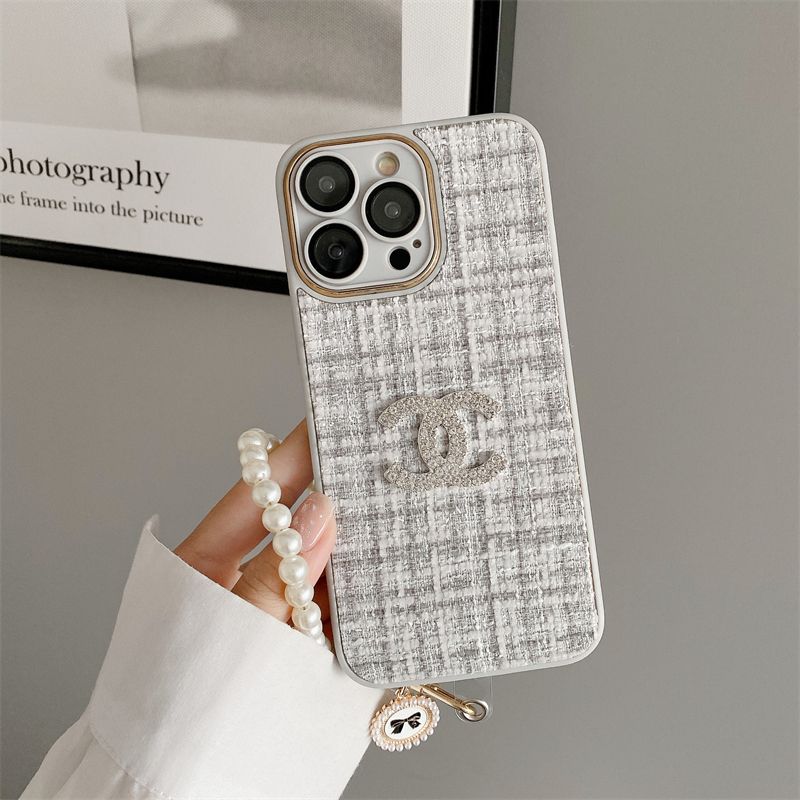 23新着📿CHANE1電話ケース📿📱パール【50％割引+送料無料】 的副本
