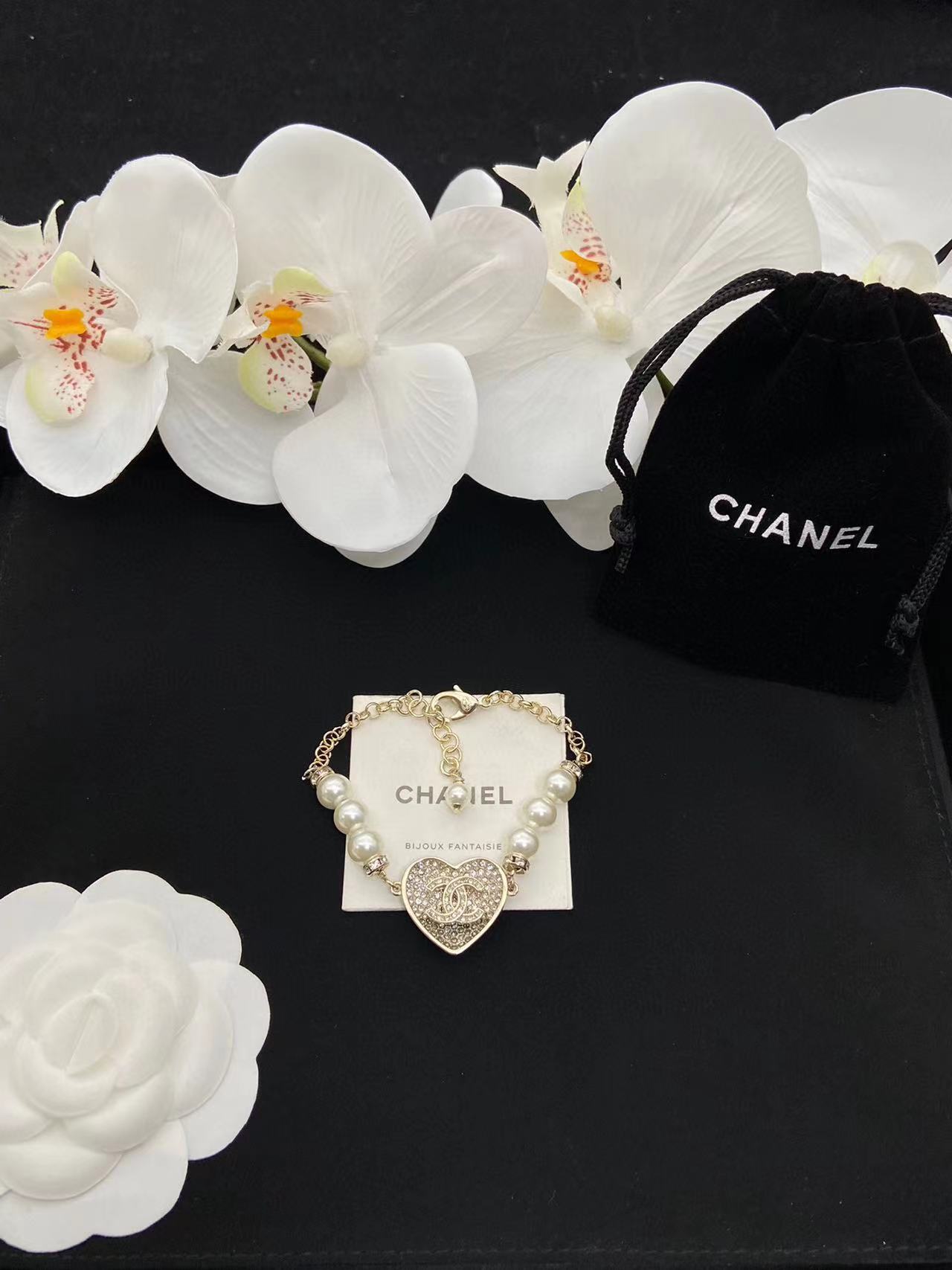 CHANE1 グラデーションハートブレスレット【50％割引+送料無料】