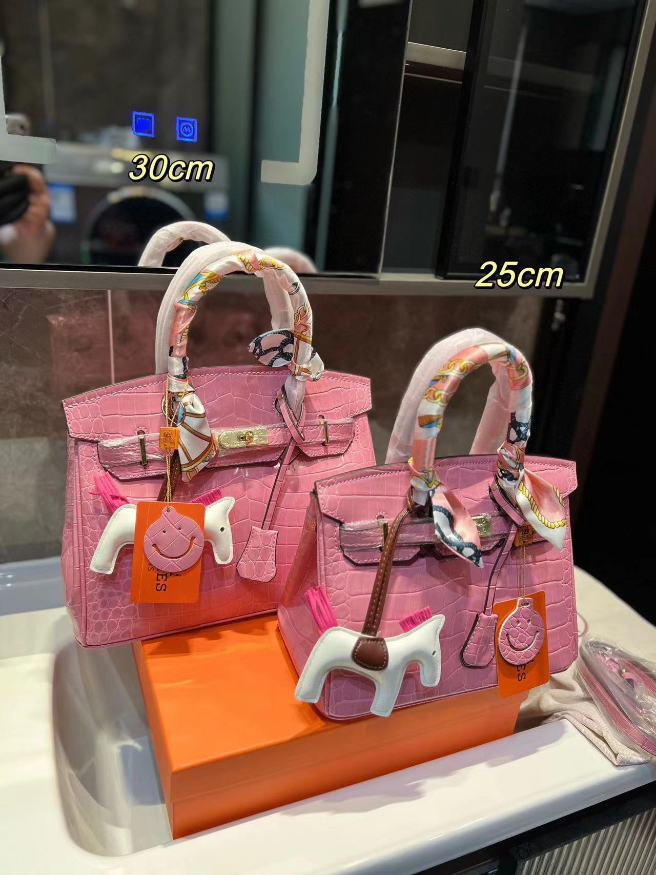 HERME5 クロコダイルプリントバッグ【50％割引+送料無料】