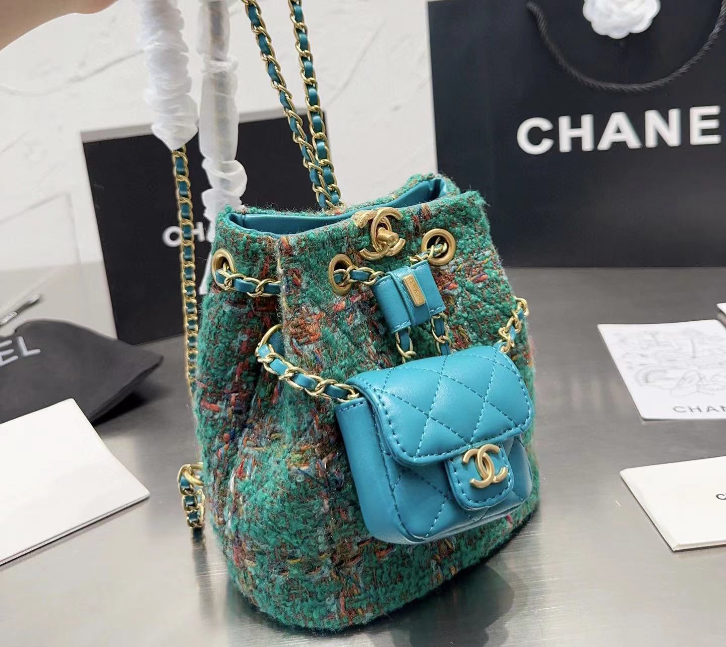 CHANE1 2-in-1 ウール バックパック【50％割引+送料無料】