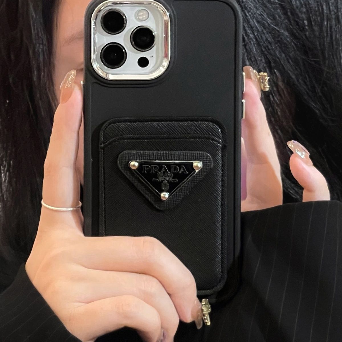 🔻【プラダ 】👄カードホルダー携帯電話ケース📱【50%オフ+送料無料】