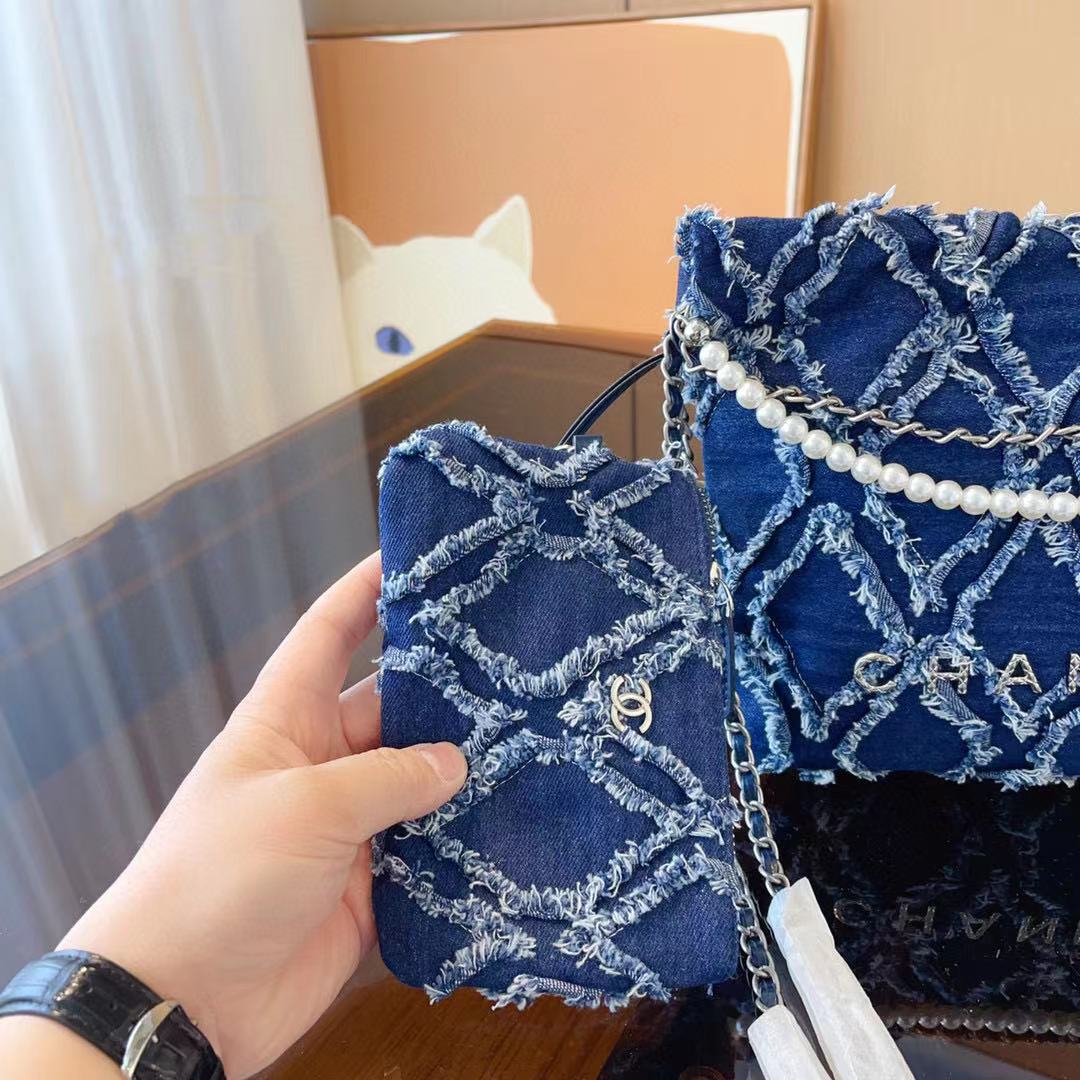 CHANE1 デニムショッピングバッグ【50%割引+送料無料】