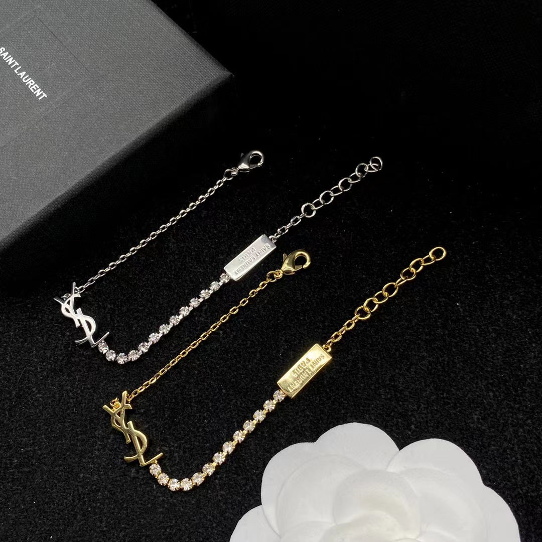 YSL ダイヤモンド ブレスレット【50％割引+送料無料】