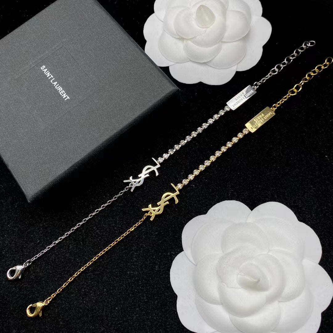YSL ダイヤモンド ブレスレット【50％割引+送料無料】