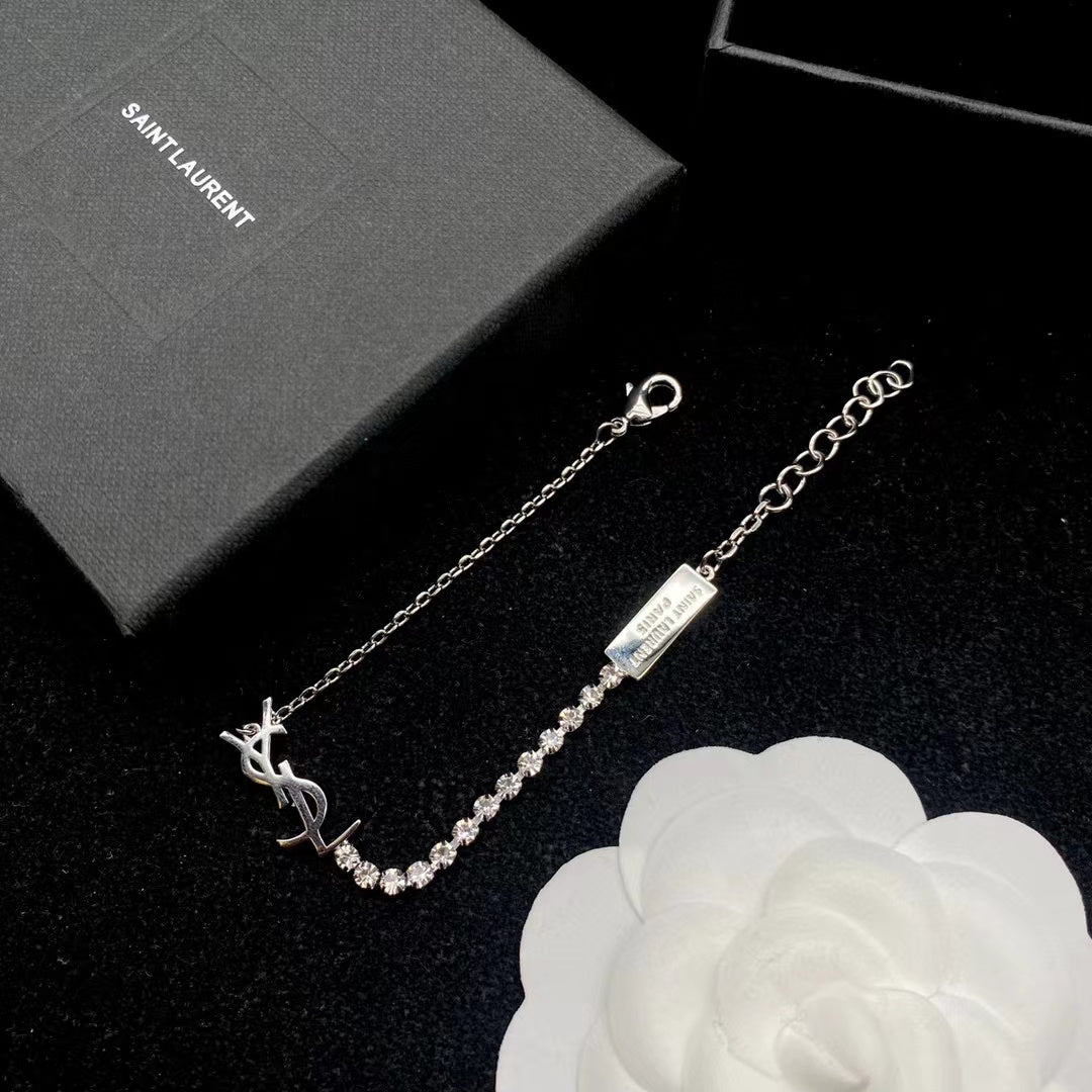 YSL ダイヤモンド ブレスレット【50％割引+送料無料】