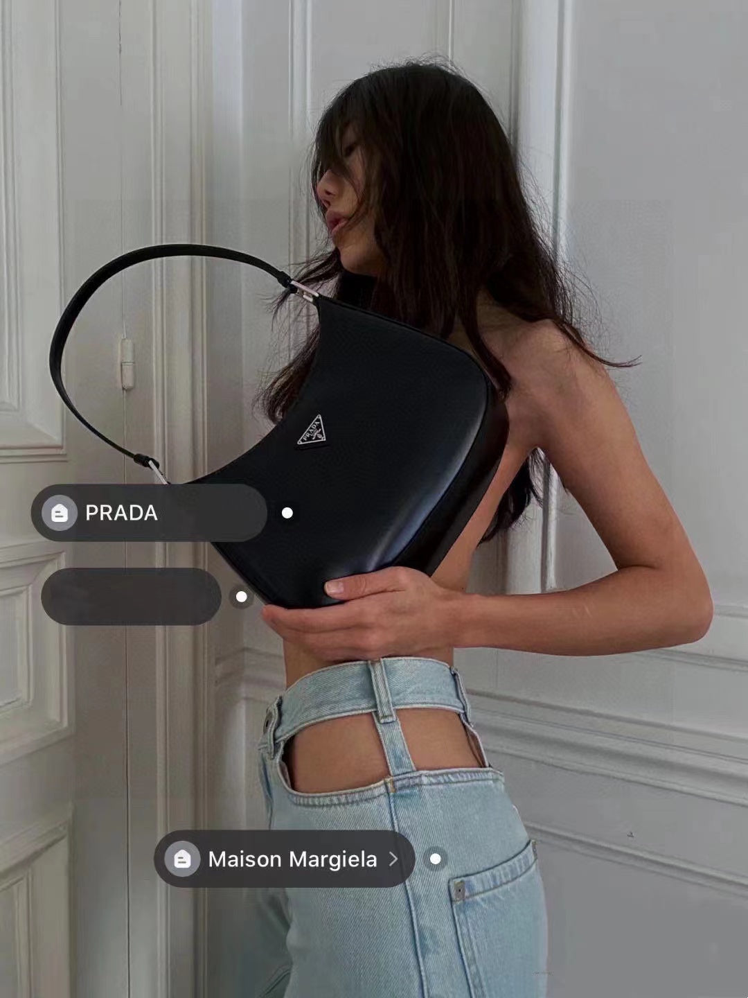 PR4DA レザー アンダーアーム バッグ【50％割引+送料無料】