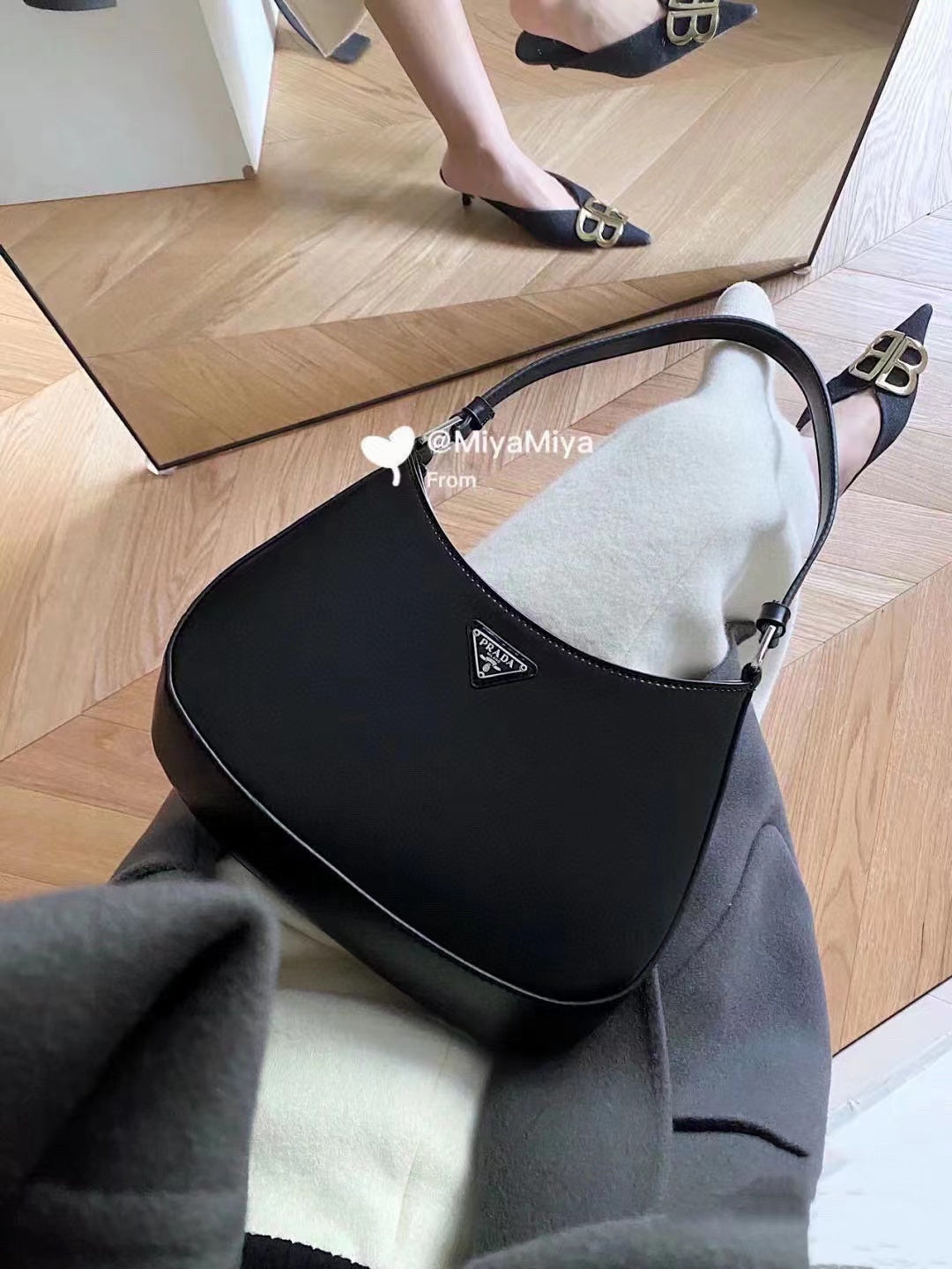 PR4DA レザー アンダーアーム バッグ【50％割引+送料無料】