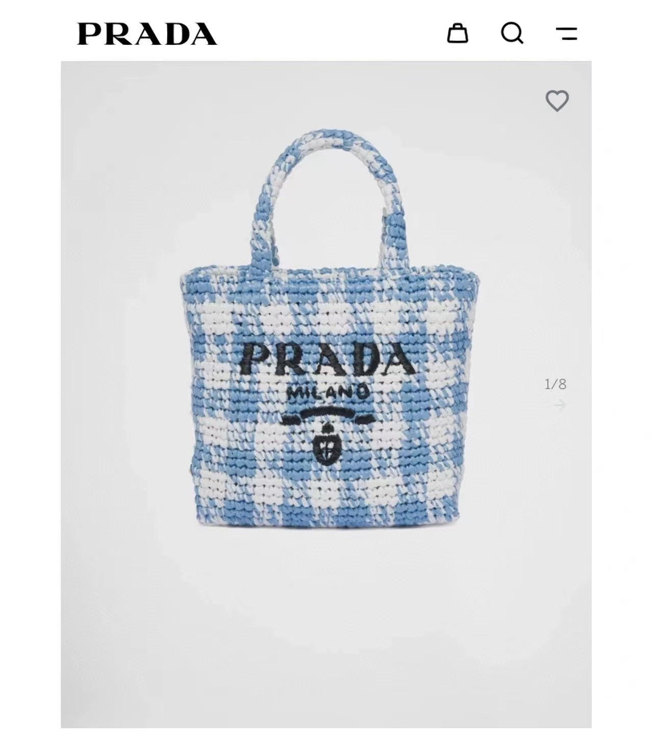 PR4DA ロゴ織り刺繍トートバッグ【50％割引+送料無料】