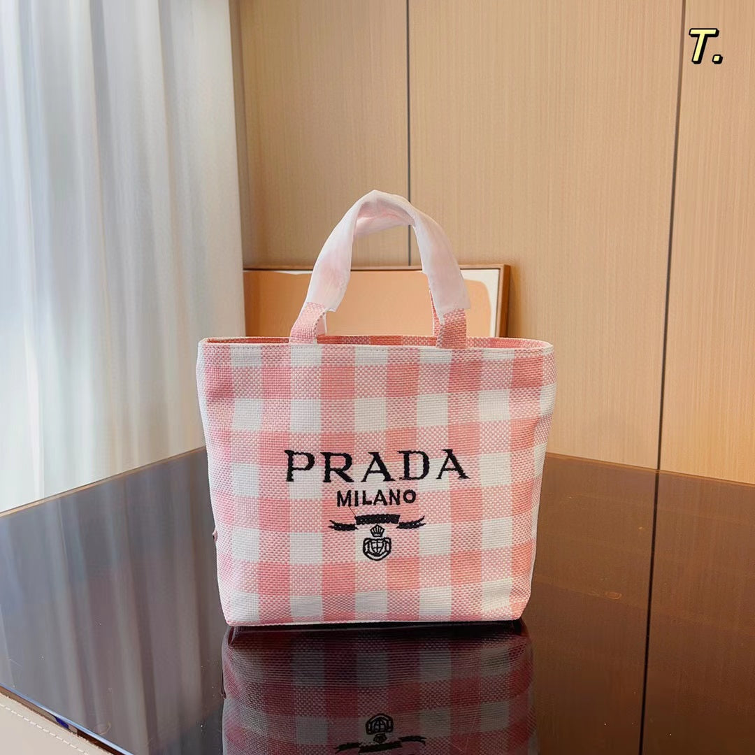 PR4DA ロゴ織り刺繍トートバッグ【50％割引+送料無料】