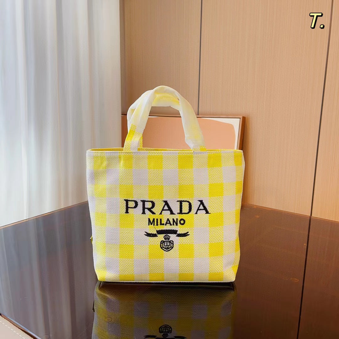 PR4DA ロゴ織り刺繍トートバッグ【50％割引+送料無料】