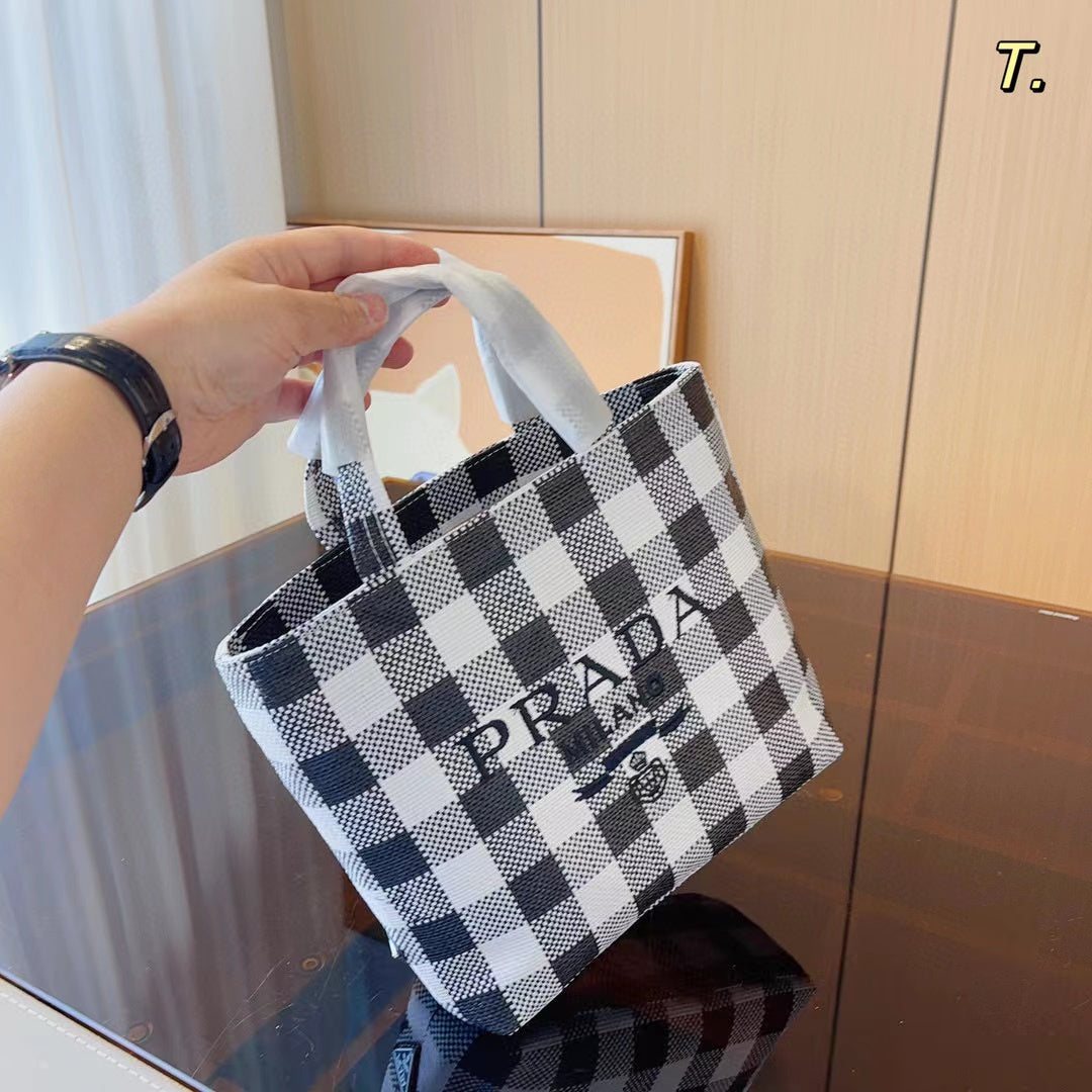 PR4DA ロゴ織り刺繍トートバッグ【50％割引+送料無料】