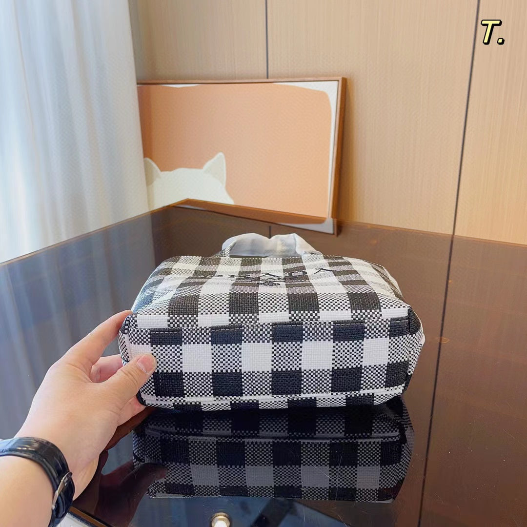 PR4DA ロゴ織り刺繍トートバッグ【50％割引+送料無料】