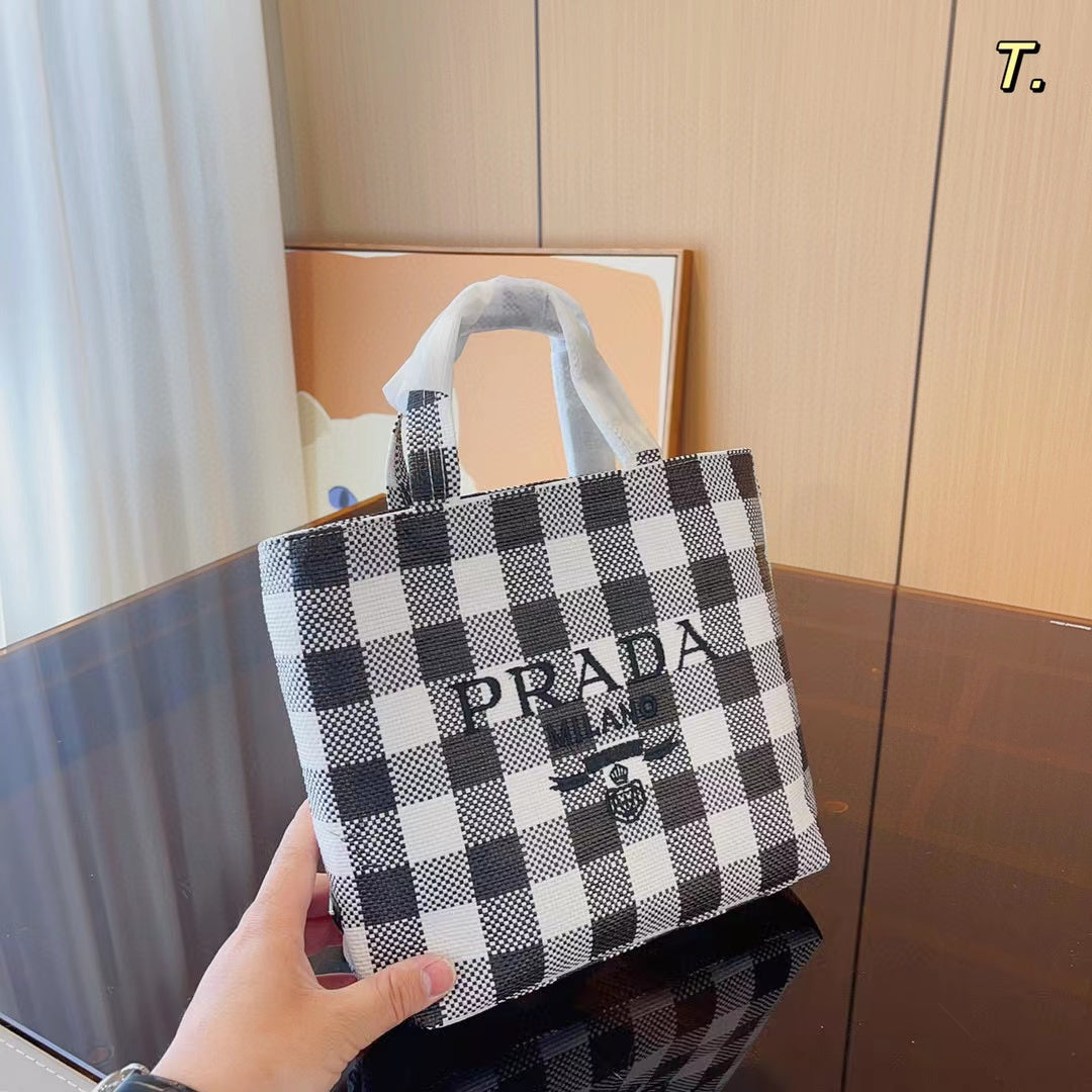 PR4DA ロゴ織り刺繍トートバッグ【50％割引+送料無料】