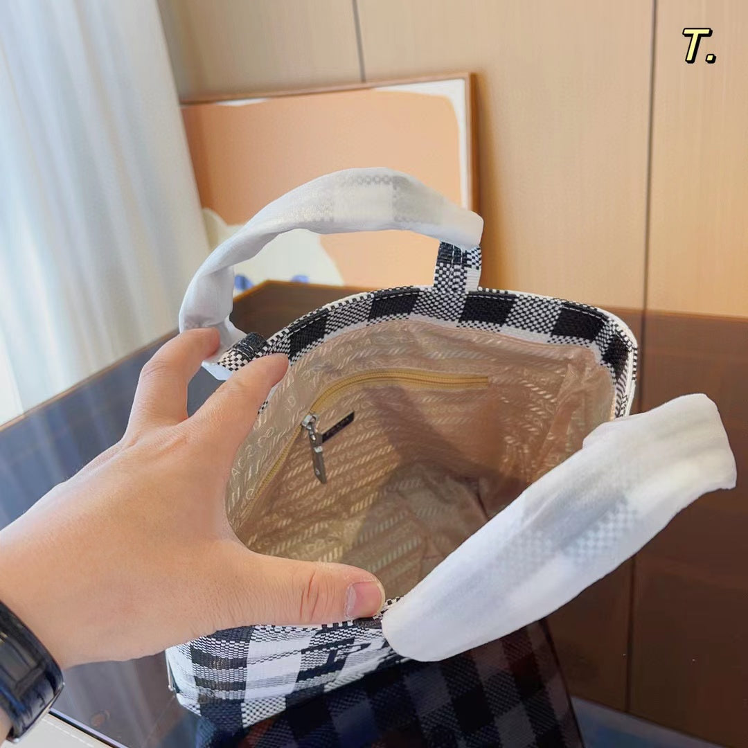 PR4DA ロゴ織り刺繍トートバッグ【50％割引+送料無料】