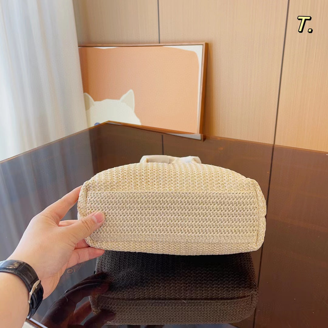 PR4DA ロゴ織り刺繍トートバッグ23*9*22cm【50%割引+送料無料】