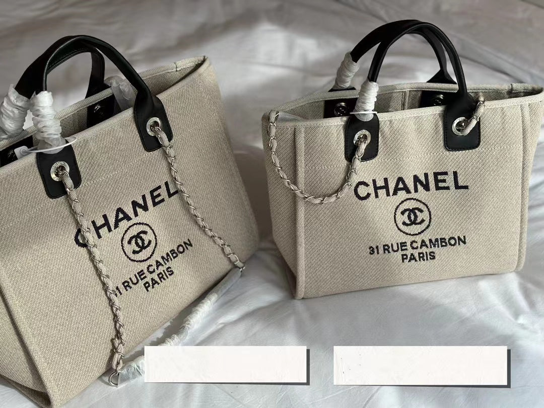 CHANE1 デニムビーチバッグ【50％割引+送料無料】