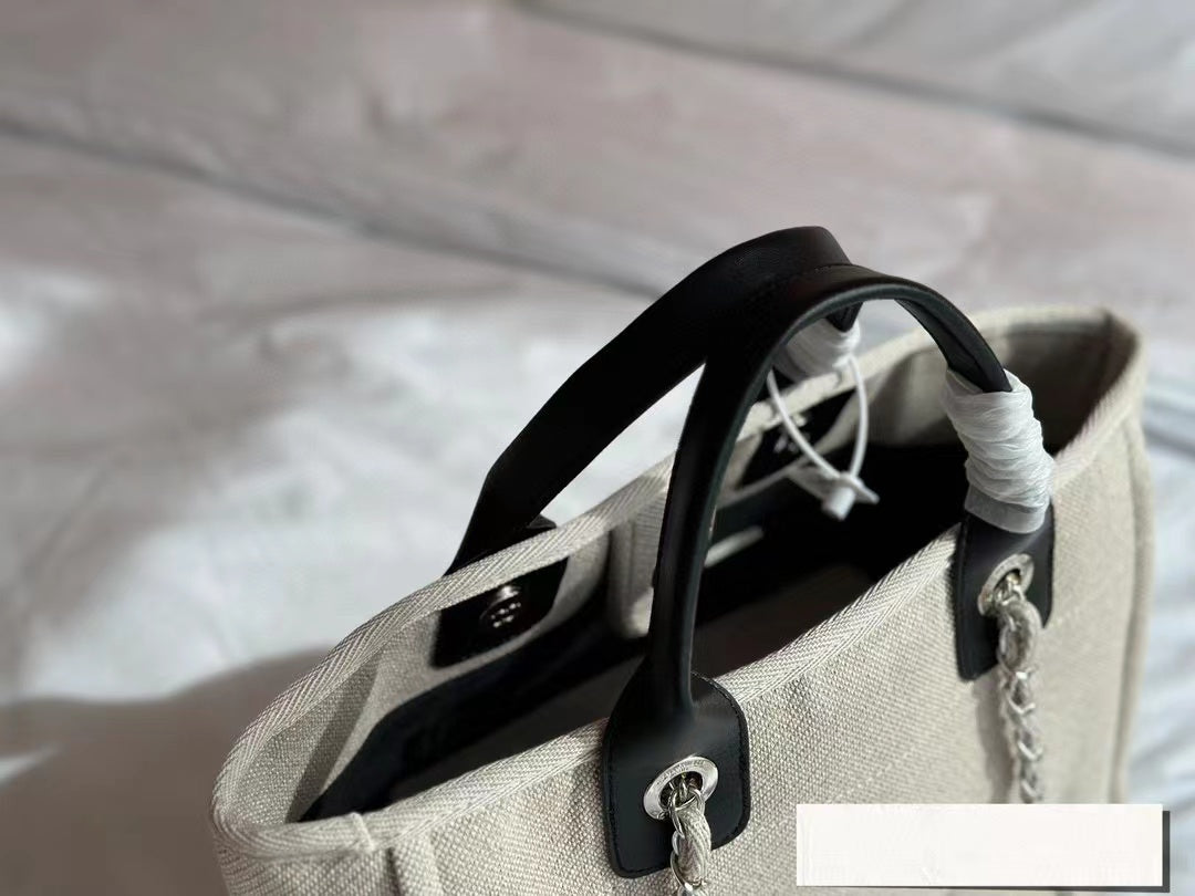 CHANE1 デニムビーチバッグ【50％割引+送料無料】