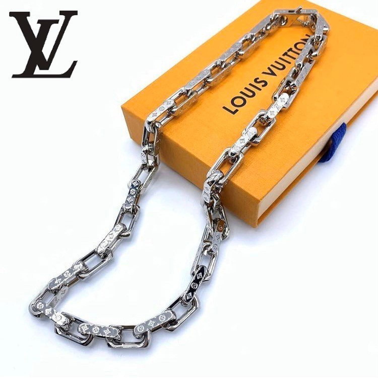 ♪ 售罄必然 LOUIS VUITTON ☆ Collier 链会标 M64196 (Louis Vuitton/necklace choker) M64196 [BUYMA]