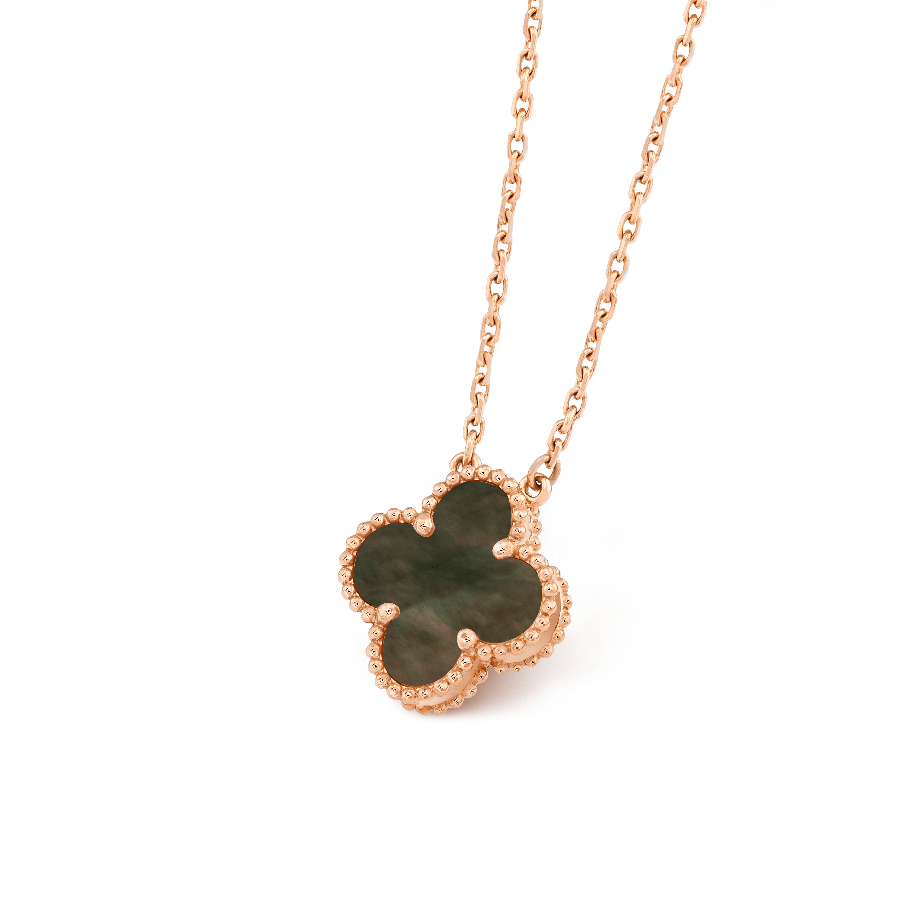 ヴィンテージ アルハンブラ ペンダント ローズ ゴールド マザー オブ パール:  1 石 Three Fourth Jewelry Pendent