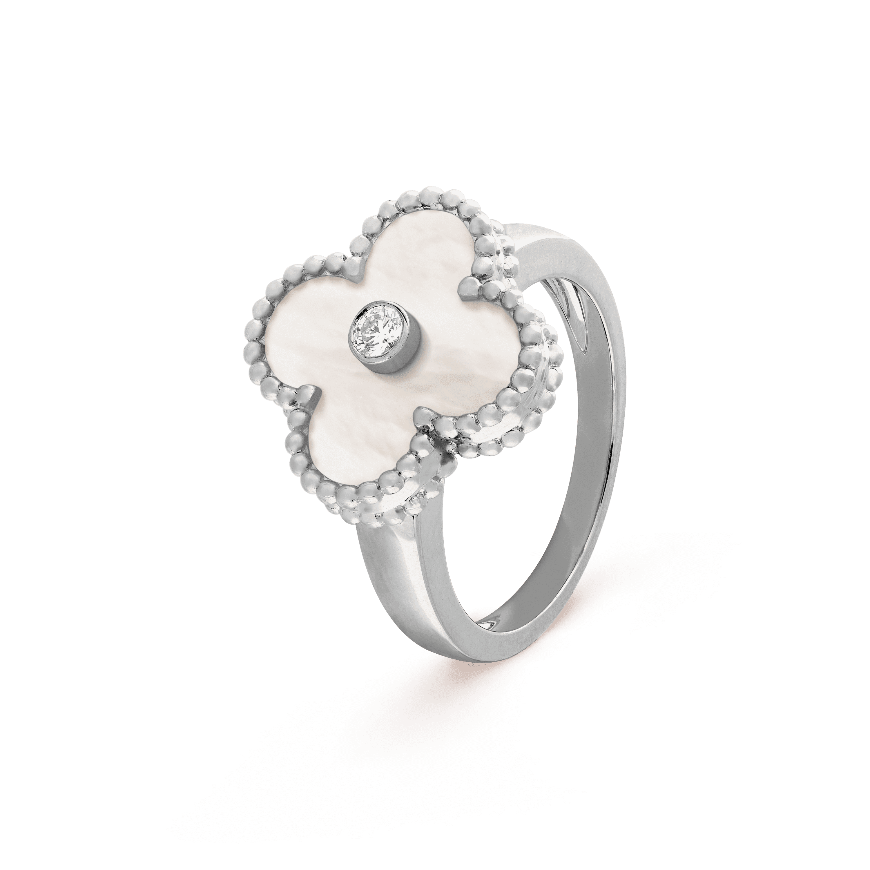 Vintage Alhambra&aelig;&aelig; &ccedil;&frac12;K&eacute; &ccedil;&ccedil;&nbsp;&aelig;&macr;&egrave;&acute;:  1 &aring;&reg;&ccedil;&sup3; &eacute;&raquo;&ccedil;&sup3;:  1 &aring;&reg;&ccedil;&sup3;  0.06 &aring;&aelig; Three Fourth Jewelry Ring