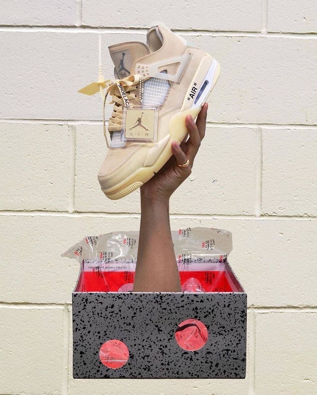 OFF-WHITE,Air Jordan 4,AJ4,发售, 市价破 6K!OW x AJ4 今早突袭!不会真有人没中吧? OFF-WHITE,Air Jordan 4,AJ4,发售, 市价破 6K!OW x AJ4 今早突袭!不会真有人没中吧?
