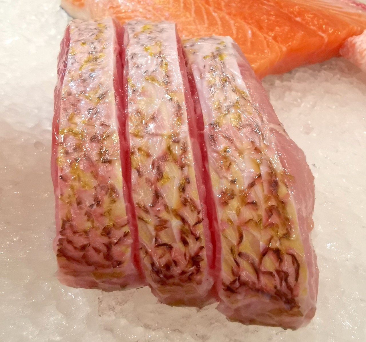 Fresh Goldband Snapper Fish Steak Cuts