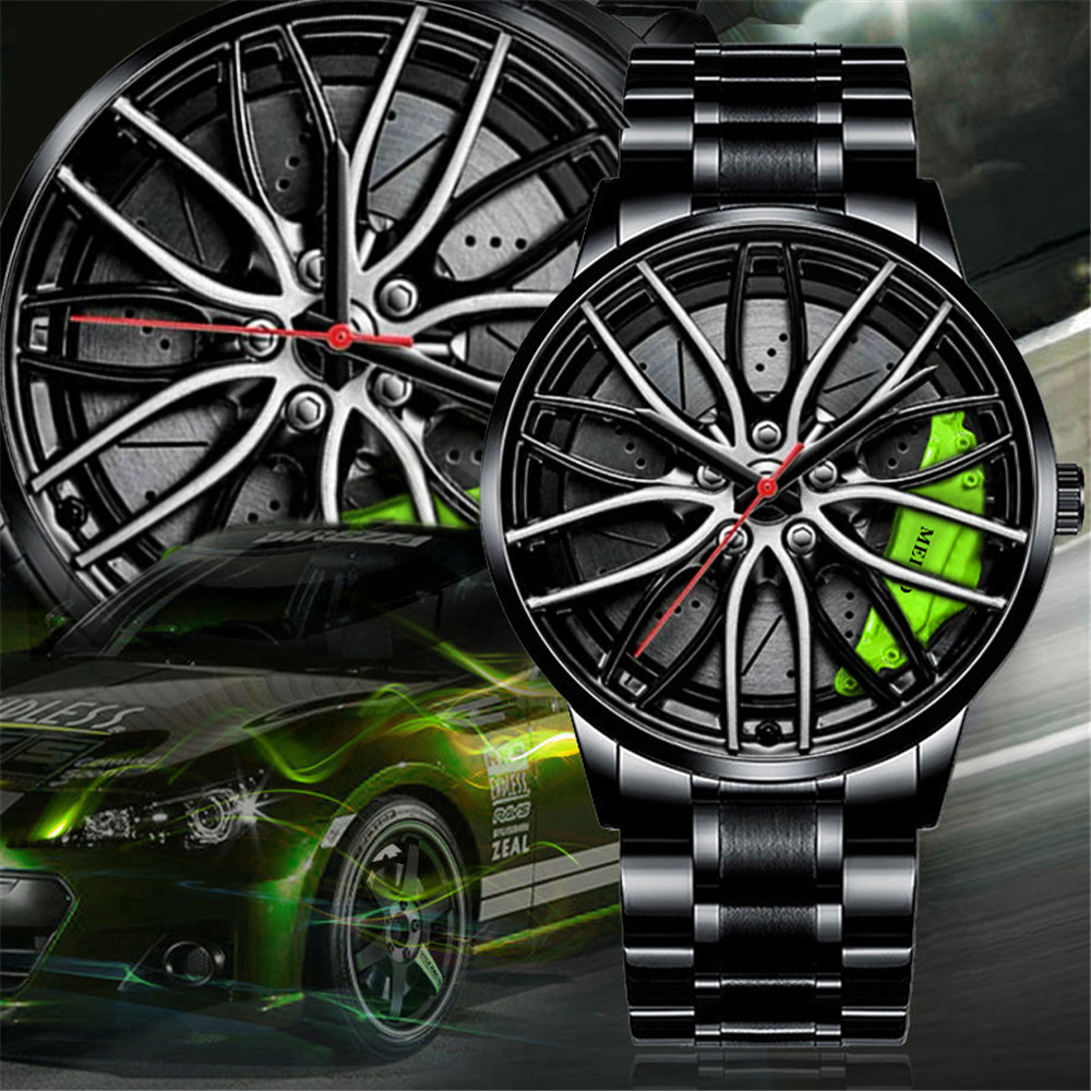 Car Brake Caliper Hub 3D Wristwatch