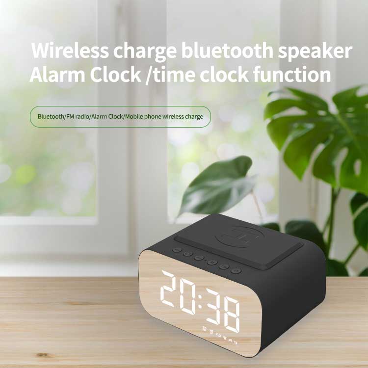 Mini Multifuncion Wireless Fast Charging Bluetooth Calendar Speaker