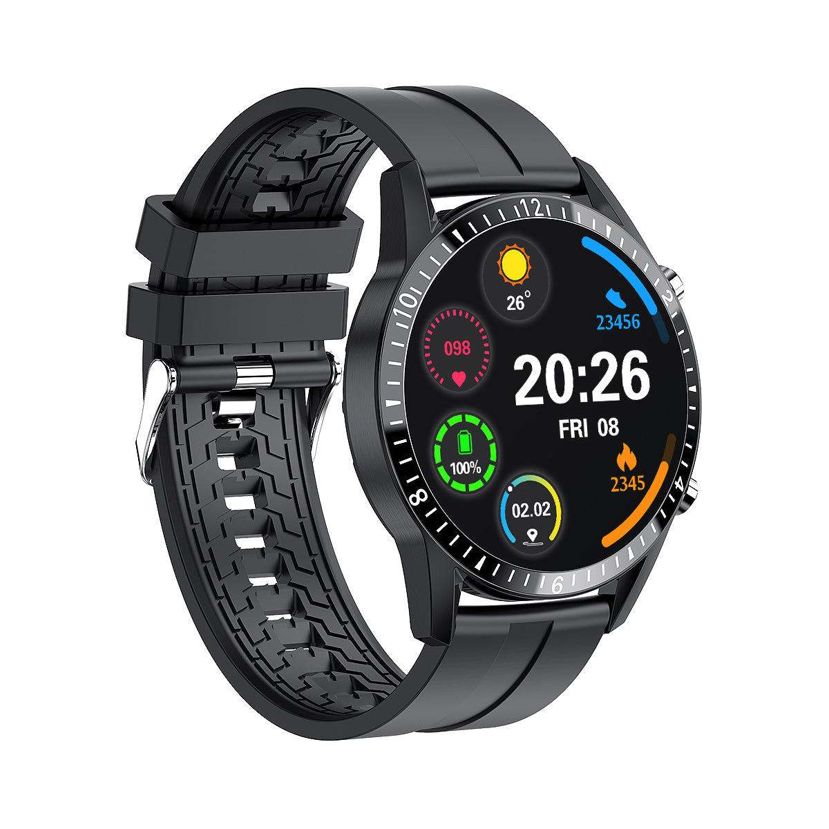 Avosder I9 Sports Fitness Smart Bracelet Full-Screen Full-Touch Watch