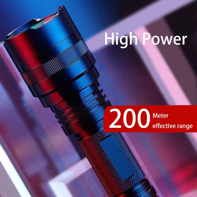 Japan imported LED mobile power flashlight, black technology! 4500 lumens super brightness, mobile phone charging with mobile power, limited time promotion , original factory shipment, not much quantity