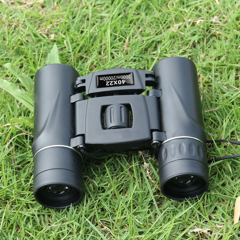 40x22 HD Powerful Binoculars 2000M Long Range Folding Mini Telescope Optics For Hunting Sports Outdoor Camping Travel