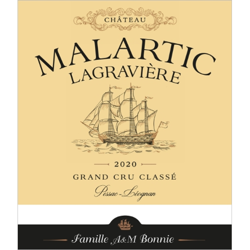 Chateau Malartic Lagraviere, Pessac Leognan Grand Cru Classe 2020 - OWC of 6 Bottles x 75cl-MagnumOpusWines