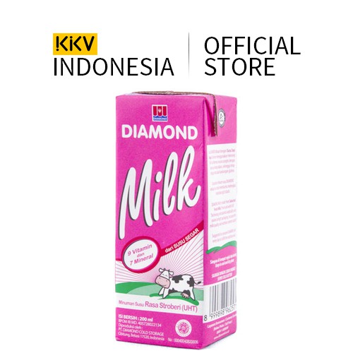 DIAMOND UHT Milk Strawberry 200 ML-kkonline