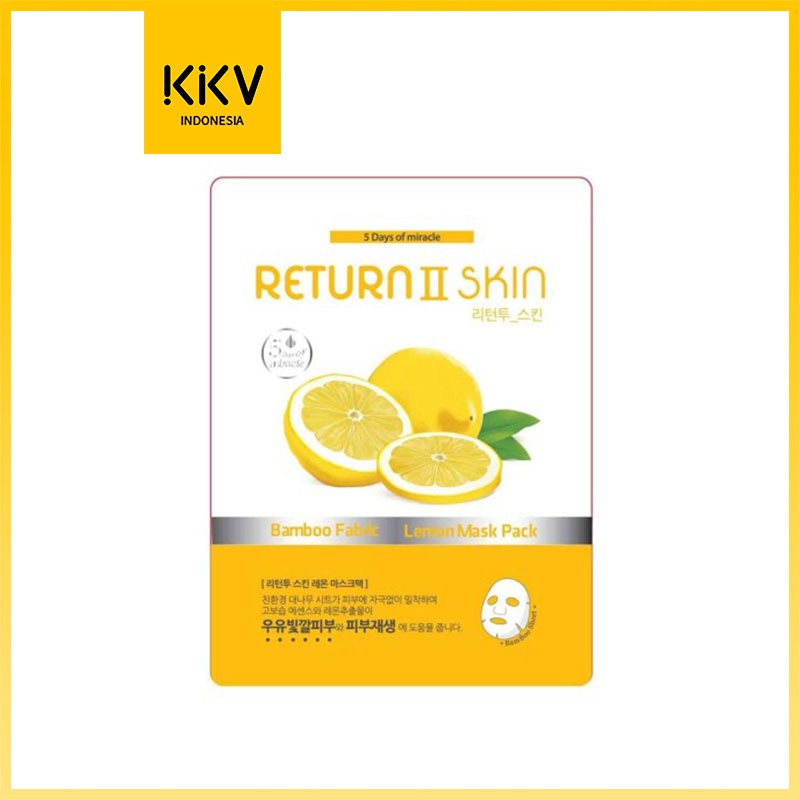 RETURN II SKIN LEMON MASK Beauty-kkonline