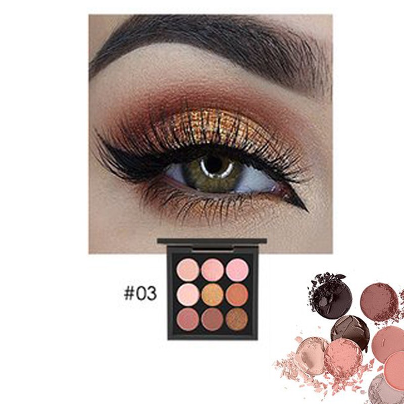 Focallure FA36 Nine Color Eyeshadow3# 9 gr / Focallure Eyeshadow / Eyes Makeup / Riasan Mata-kkonline