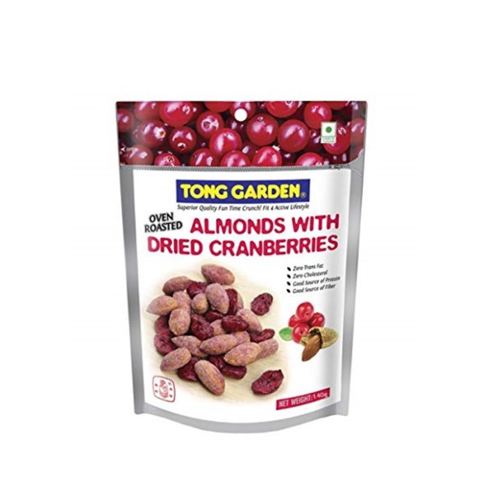 Tong Garden Oven Roasted Almond with Dried Cranberies 35gr-kkonline