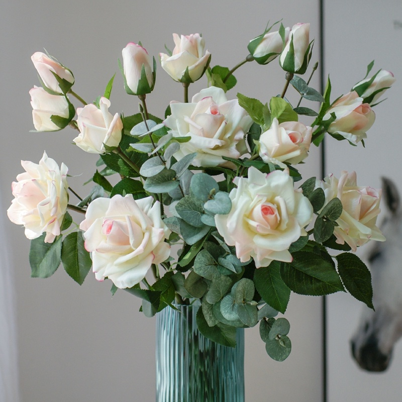 Sladko Rosa Multiflora Bunga Mawar Tanaman Artifisial-kkonline