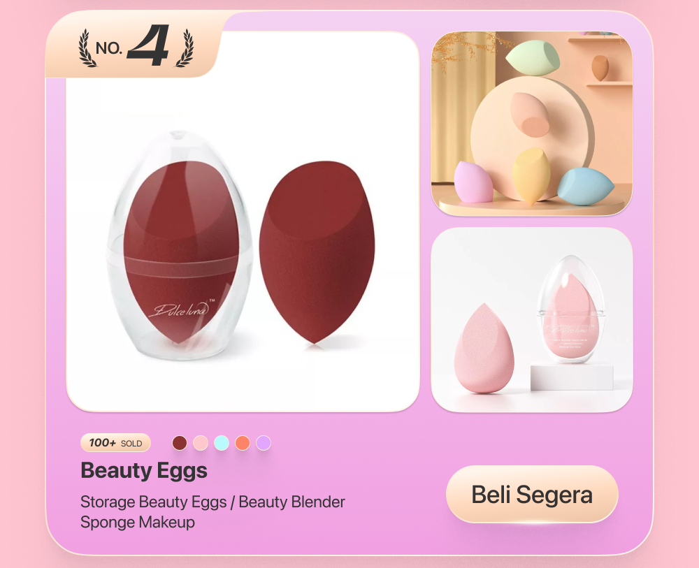 Dulce Luna Cross Section Storage Beauty Eggs