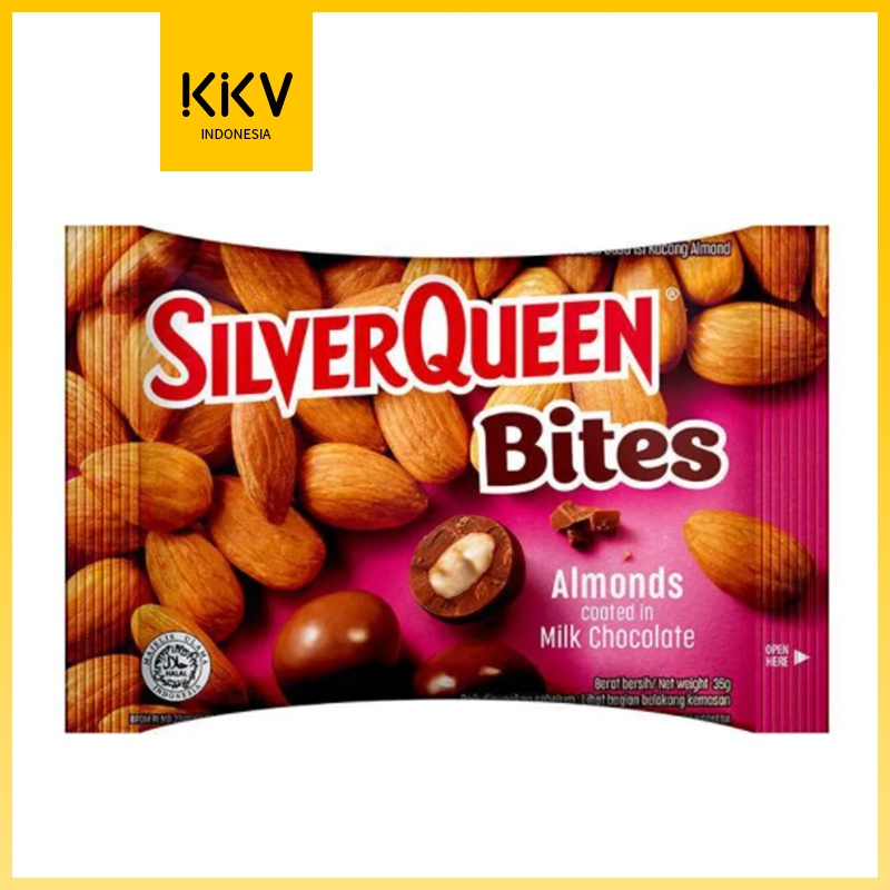 Silverqueen Bites Almond 40gr-kkonline