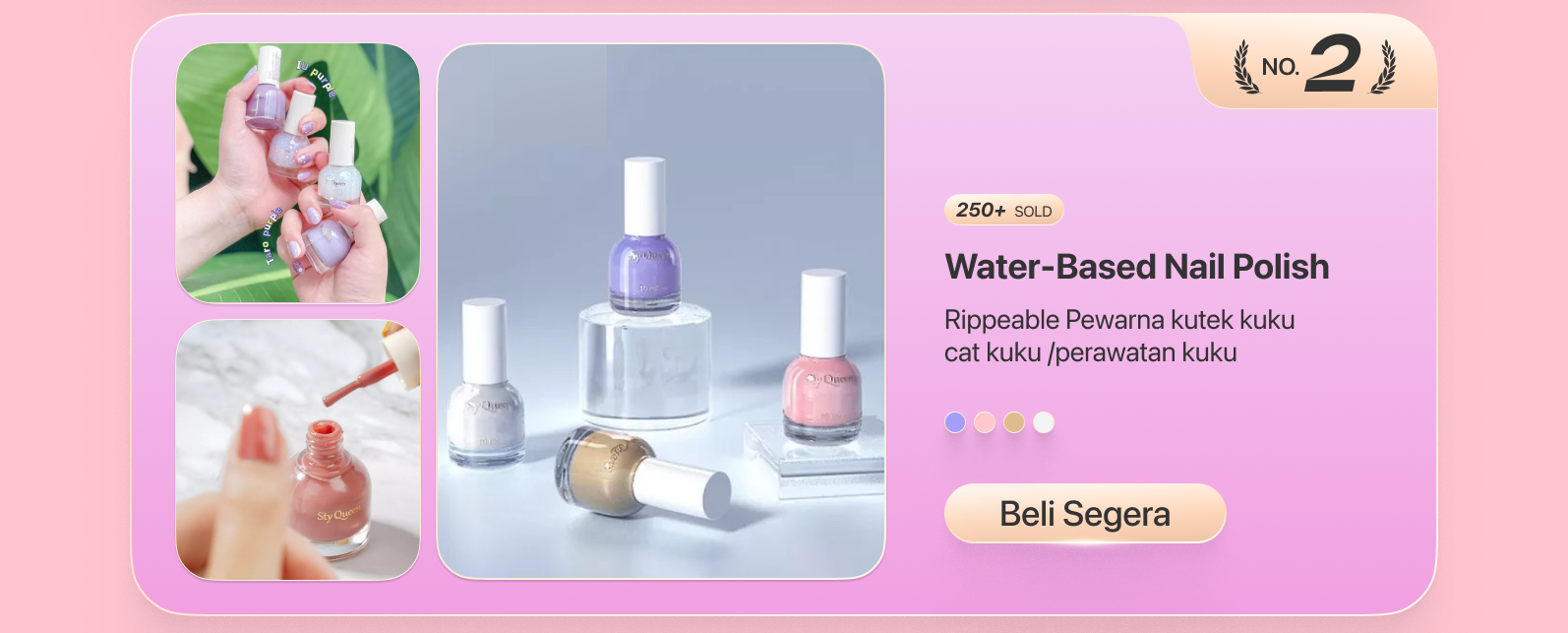Styqueen Water-based Nail Polish