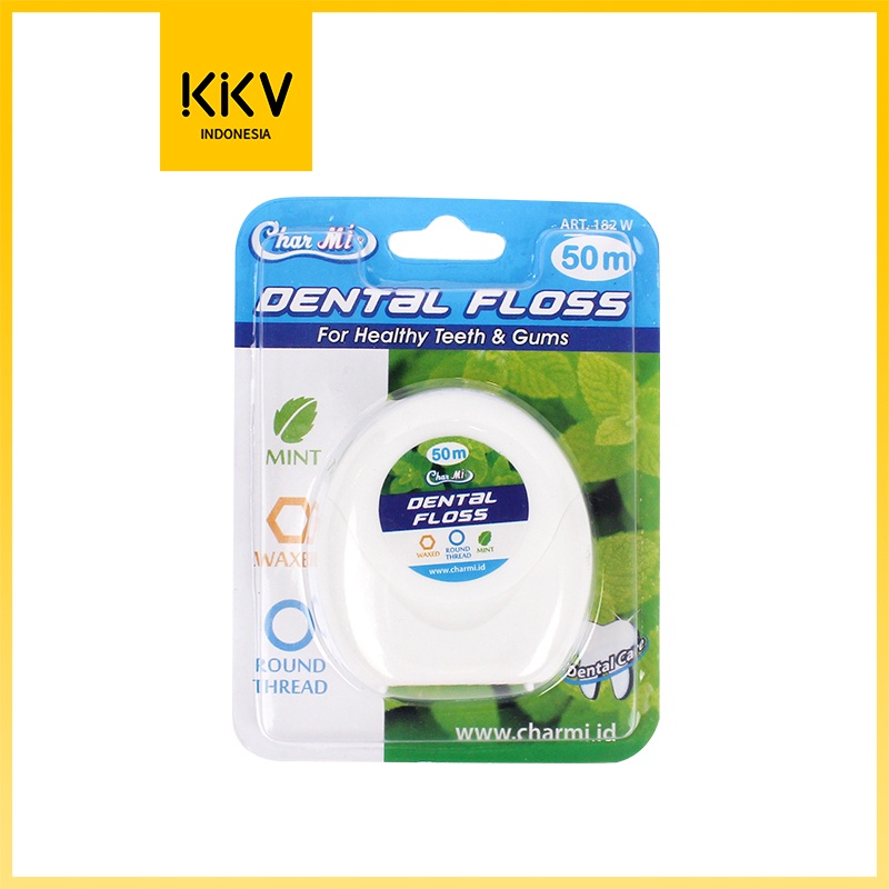 CHARMI Dental Floss / Benang Gigi / Oral Care 182W 50M-kkonline
