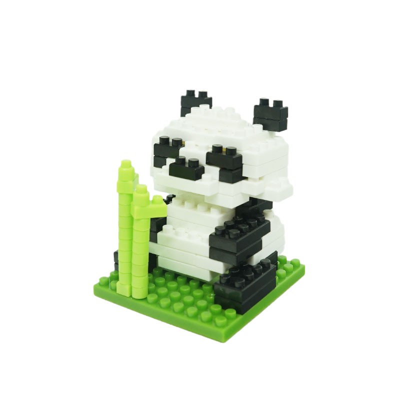 JiKe Panda Shaped Building Blocks HKJM00112 30 gr-kkonline