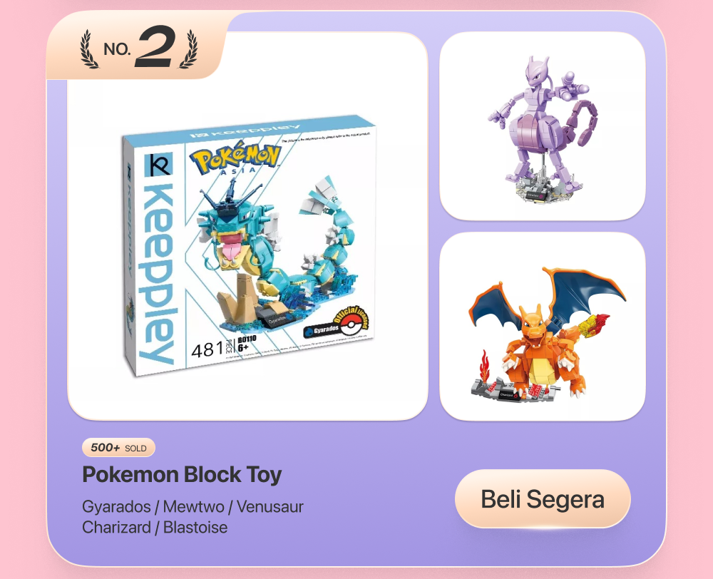  QMAN Keeppley Pokemon Block Toy