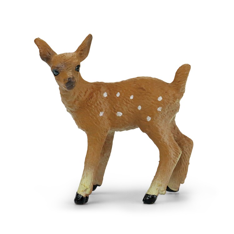 NEW CANNA 2.5 Inch Anak Rusa Putih Baru X2040 / Figure Hewan / Animal Model Toys-kkonline